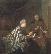 Jean Baptiste Simeon Chardin Letters of women oil painting on canvas